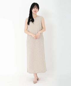 ICHIE STRAWBERRY-FIELDS(イチエ ストロベリーフィールズ) |ノースリーブジャージワンピース