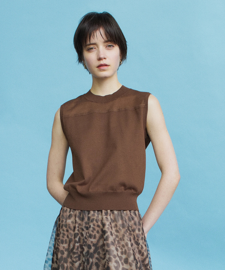 ICHIE STRAWBERRY-FIELDS(イチエ ストロベリーフィールズ) |シアーヨークニット