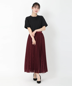 ICHIE STRAWBERRY-FIELDS(イチエ ストロベリーフィールズ) |メロープリーツスカート