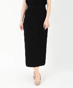 ICHIE STRAWBERRY-FIELDS(イチエ ストロベリーフィールズ) |フリンジニットスカート