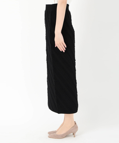 ICHIE STRAWBERRY-FIELDS(イチエ ストロベリーフィールズ) |フリンジニットスカート