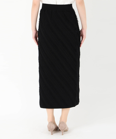 ICHIE STRAWBERRY-FIELDS(イチエ ストロベリーフィールズ) |フリンジニットスカート