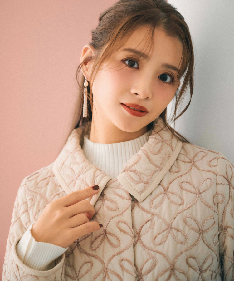 ICHIE STRAWBERRY-FIELDS(イチエ ストロベリーフィールズ) |袖口スリットリブニット