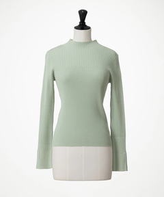 ICHIE STRAWBERRY-FIELDS(イチエ ストロベリーフィールズ) |袖口スリットリブニット