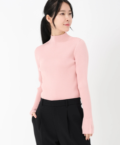 ICHIE STRAWBERRY-FIELDS(イチエ ストロベリーフィールズ) |袖口スリットリブニット