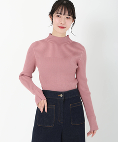 ICHIE STRAWBERRY-FIELDS(イチエ ストロベリーフィールズ) |袖口スリットリブニット