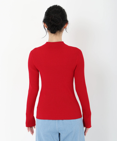 ICHIE STRAWBERRY-FIELDS(イチエ ストロベリーフィールズ) |袖口スリットリブニット