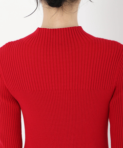 ICHIE STRAWBERRY-FIELDS(イチエ ストロベリーフィールズ) |袖口スリットリブニット