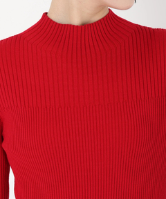 ICHIE STRAWBERRY-FIELDS(イチエ ストロベリーフィールズ) |袖口スリットリブニット