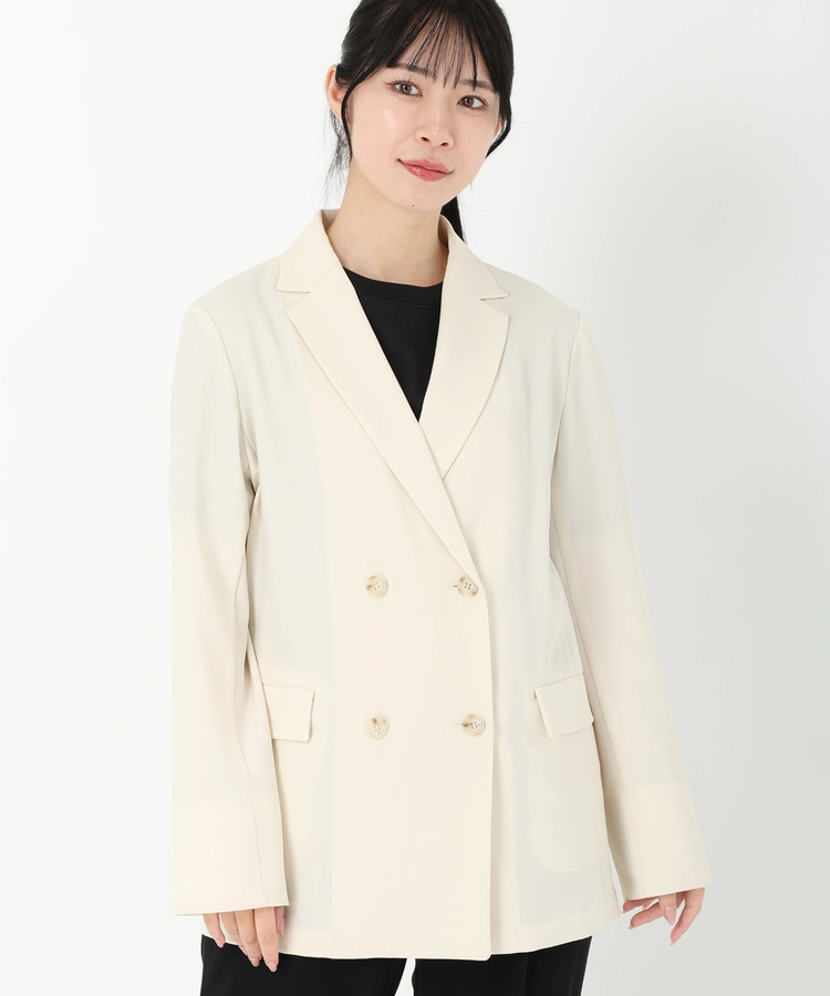 ICHIE STRAWBERRY-FIELDS(イチエ ストロベリーフィールズ) |ライトクロスダブルジャケット