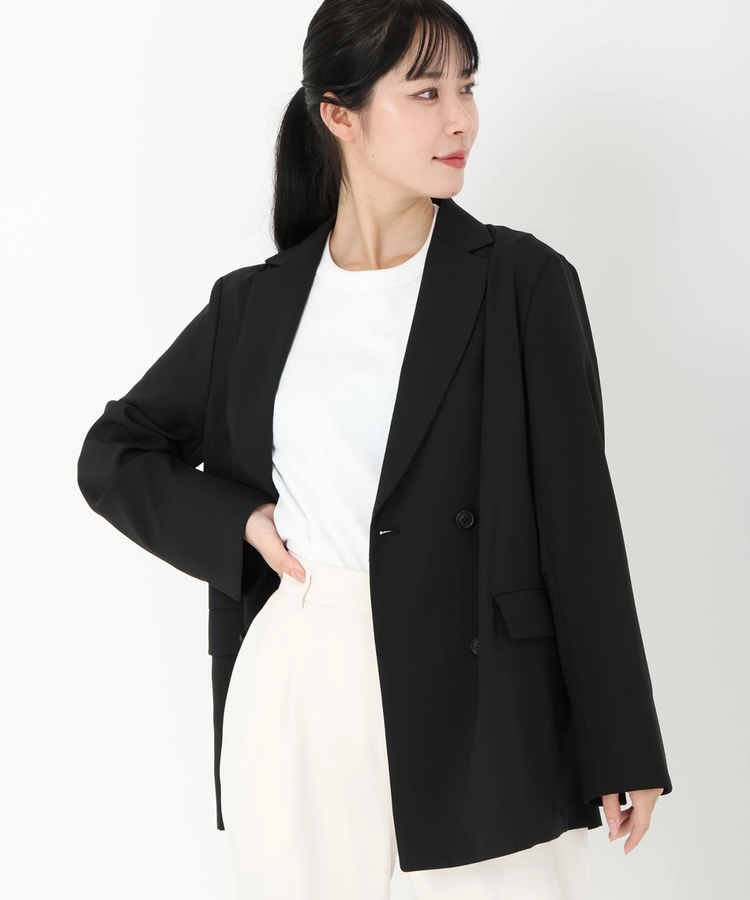 ICHIE STRAWBERRY-FIELDS(イチエ ストロベリーフィールズ) |ライトクロスダブルジャケット