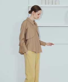 ICHIE STRAWBERRY-FIELDS(イチエ ストロベリーフィールズ) |イージーセミフレアパンツ