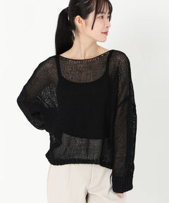 ICHIE STRAWBERRY-FIELDS(イチエ ストロベリーフィールズ) |ストローヤーンプルオーバー