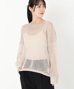 ICHIE STRAWBERRY-FIELDS(イチエ ストロベリーフィールズ) |ストローヤーンプルオーバー