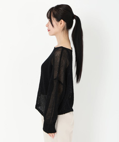 ICHIE STRAWBERRY-FIELDS(イチエ ストロベリーフィールズ) |ストローヤーンプルオーバー