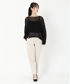 ICHIE STRAWBERRY-FIELDS(イチエ ストロベリーフィールズ) |ストローヤーンプルオーバー