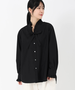 ICHIE STRAWBERRY-FIELDS(イチエ ストロベリーフィールズ) |Ｖネックフリルボウタイブラウス