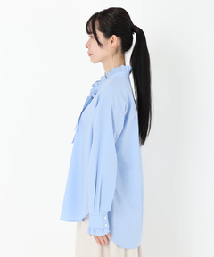 ICHIE STRAWBERRY-FIELDS(イチエ ストロベリーフィールズ) |Ｖネックフリルボウタイブラウス