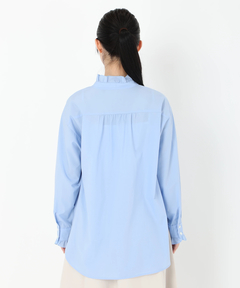 ICHIE STRAWBERRY-FIELDS(イチエ ストロベリーフィールズ) |Ｖネックフリルボウタイブラウス