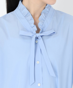 ICHIE STRAWBERRY-FIELDS(イチエ ストロベリーフィールズ) |Ｖネックフリルボウタイブラウス