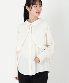 ICHIE STRAWBERRY-FIELDS(イチエ ストロベリーフィールズ) |トレンチディティールシャツ羽織り