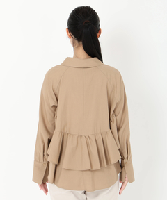 ICHIE STRAWBERRY-FIELDS(イチエ ストロベリーフィールズ) |トレンチディティールシャツ羽織り