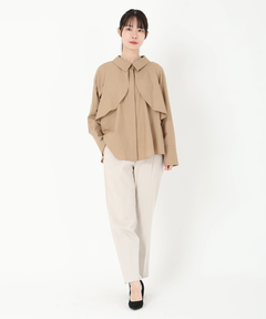 ICHIE STRAWBERRY-FIELDS(イチエ ストロベリーフィールズ) |トレンチディティールシャツ羽織り