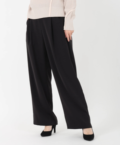 ICHIE STRAWBERRY-FIELDS(イチエ ストロベリーフィールズ) |サテンイージーパンツ