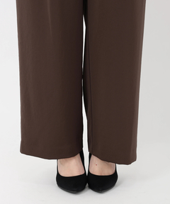 ICHIE STRAWBERRY-FIELDS(イチエ ストロベリーフィールズ) |サテンイージーパンツ