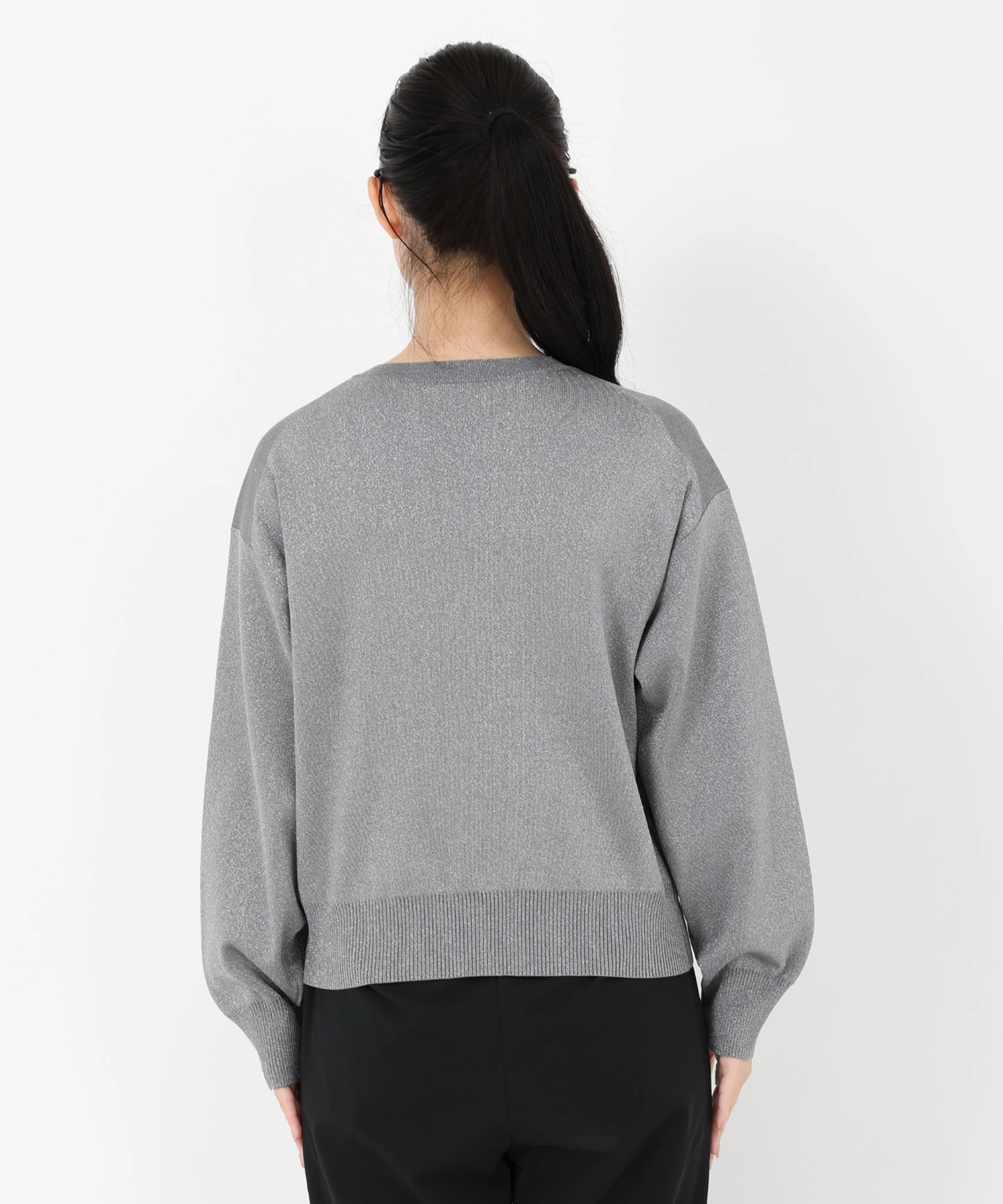 ストロベリーフィールズ　ICHIE 変形釦ラメニットカーディガン　トップス ICHIE STRAWBERRY-FIELDS（イチエ ストロベリーフィールズ）｜変形釦