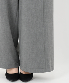 ICHIE STRAWBERRY-FIELDS(イチエ ストロベリーフィールズ) |メタル釦ワイドパンツ