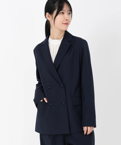 ICHIE STRAWBERRY-FIELDS(イチエ ストロベリーフィールズ) |ウールブレンドダブルジャケット