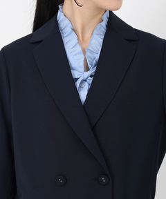 ICHIE STRAWBERRY-FIELDS(イチエ ストロベリーフィールズ) |ウールブレンドダブルジャケット