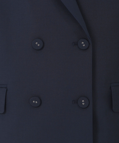 ICHIE STRAWBERRY-FIELDS(イチエ ストロベリーフィールズ) |ウールブレンドダブルジャケット