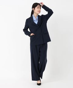 ICHIE STRAWBERRY-FIELDS(イチエ ストロベリーフィールズ) |ウールブレンドダブルジャケット