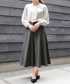 ICHIE STRAWBERRY-FIELDS(イチエ ストロベリーフィールズ) |ウールブレンドフレアースカート