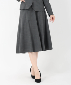ICHIE STRAWBERRY-FIELDS(イチエ ストロベリーフィールズ) |ウールブレンドフレアースカート