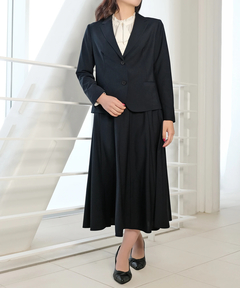 ICHIE STRAWBERRY-FIELDS(イチエ ストロベリーフィールズ) |ウールブレンドフレアースカート