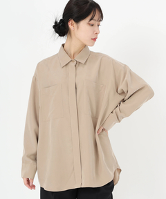 ICHIE STRAWBERRY-FIELDS(イチエ ストロベリーフィールズ) |パウダータッチシャツ