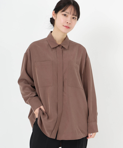 ICHIE STRAWBERRY-FIELDS(イチエ ストロベリーフィールズ) |パウダータッチシャツ