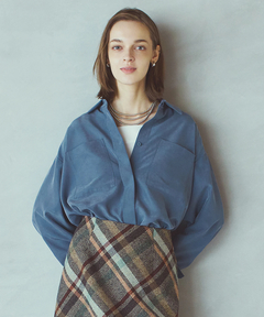 ICHIE STRAWBERRY-FIELDS(イチエ ストロベリーフィールズ) |パウダータッチシャツ