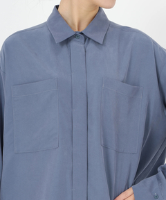 ICHIE STRAWBERRY-FIELDS(イチエ ストロベリーフィールズ) |パウダータッチシャツ