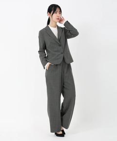 ICHIE STRAWBERRY-FIELDS(イチエ ストロベリーフィールズ) |ウールブレンドテーラージャケット