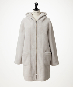 ICHIE STRAWBERRY-FIELDS(イチエ ストロベリーフィールズ) |リバーシブルフェイクファーコート