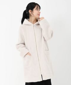 ICHIE STRAWBERRY-FIELDS(イチエ ストロベリーフィールズ) |リバーシブルフェイクファーコート