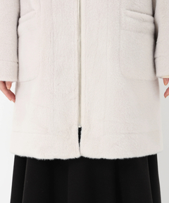 ICHIE STRAWBERRY-FIELDS(イチエ ストロベリーフィールズ) |リバーシブルフェイクファーコート