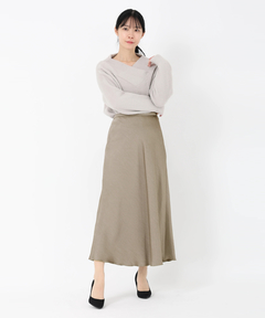 ICHIE STRAWBERRY-FIELDS(イチエ ストロベリーフィールズ) |サテンナロースカート