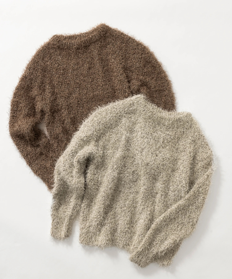 ICHIE STRAWBERRY-FIELDS(イチエ ストロベリーフィールズ) |ラメリリヤーンＭＩＸシャギーニット