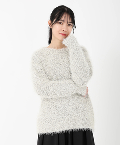 ICHIE STRAWBERRY-FIELDS(イチエ ストロベリーフィールズ) |ラメリリヤーンＭＩＸシャギーニット