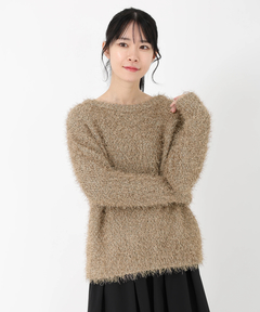 ICHIE STRAWBERRY-FIELDS(イチエ ストロベリーフィールズ) |ラメリリヤーンＭＩＸシャギーニット